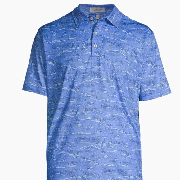 Peter Millar Italian Escape Performance Polo - Picture 1 of 13
